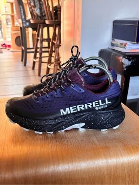 Merrell Purple and Black Trail Running Shoes